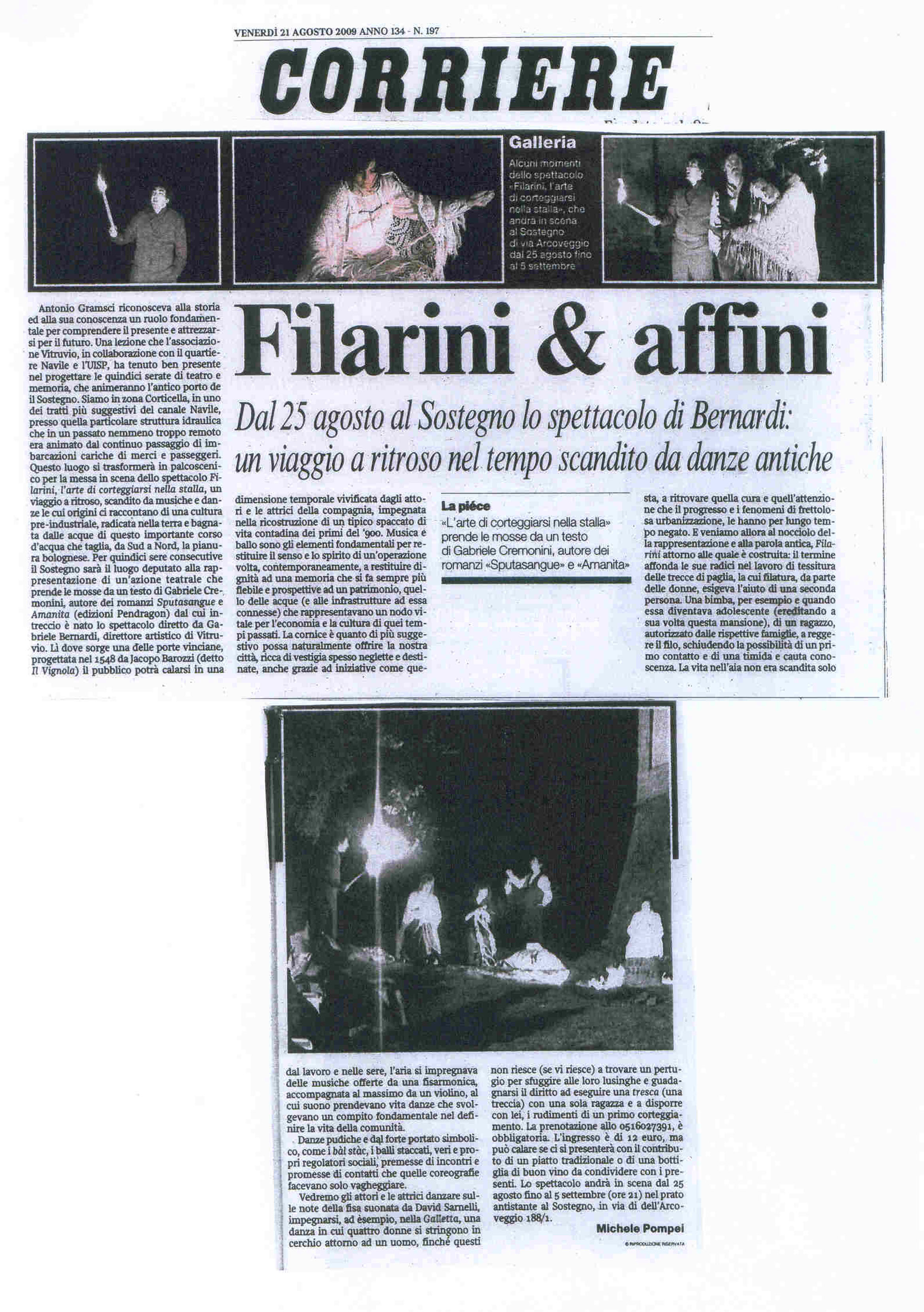 Corriere 21-8-09